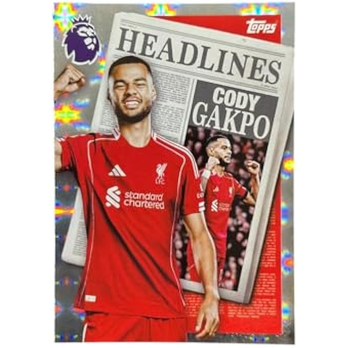 rayihni LIVERPOOL FC RARE CARD BUNDLE  SALAH, VAN DIJK, JOTA, GAKPO + 30 BONUS LIVERPOOL CARDS  FOOTBALL TRADING CARDS - Image 4